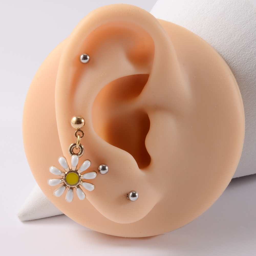 361L Surgical Steel Daisy Flow - Yellow Body Jewelry recensione e prezzo