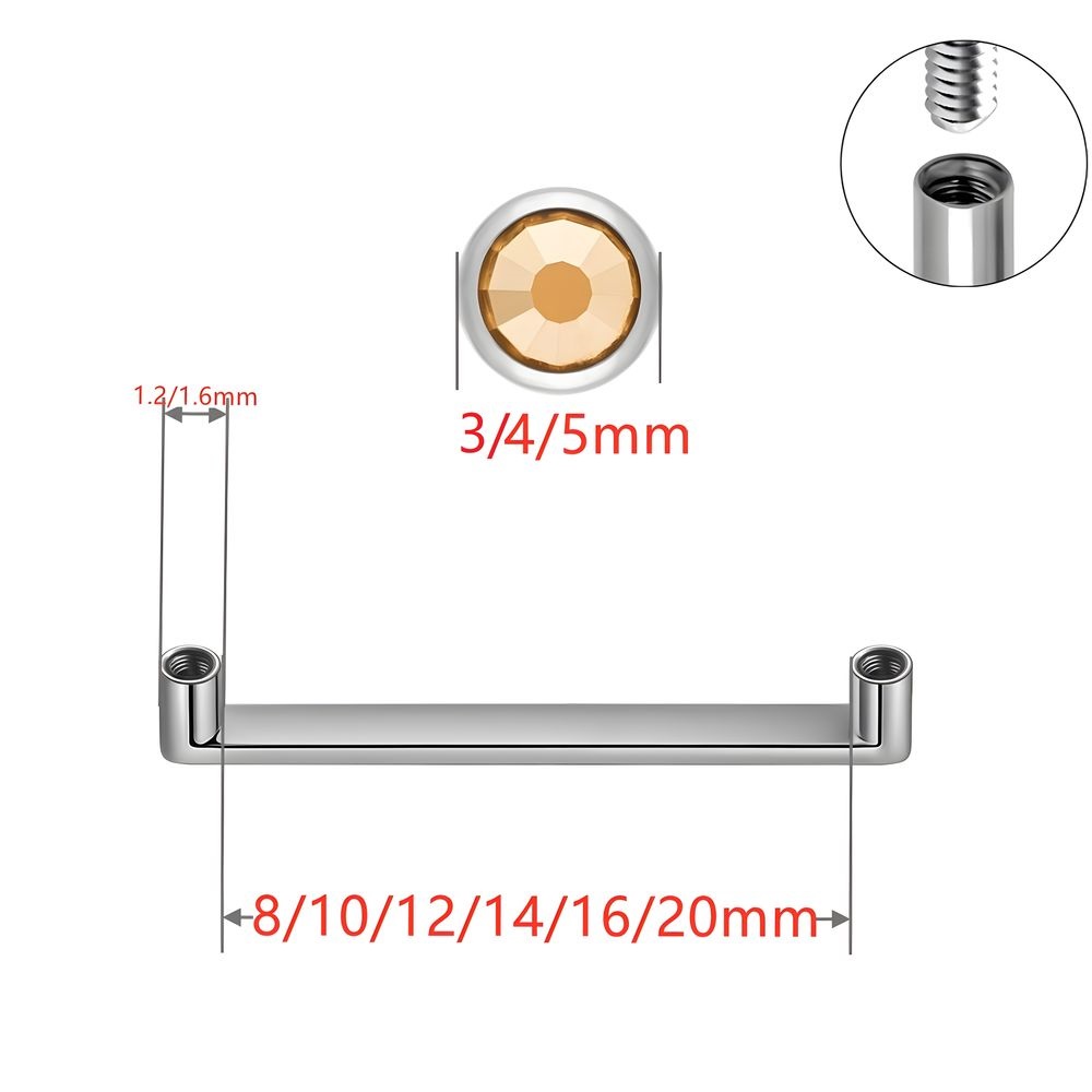 ASTM F136 Titanium Dermal Anch - Dermal Anchor Top recensione e prezzo