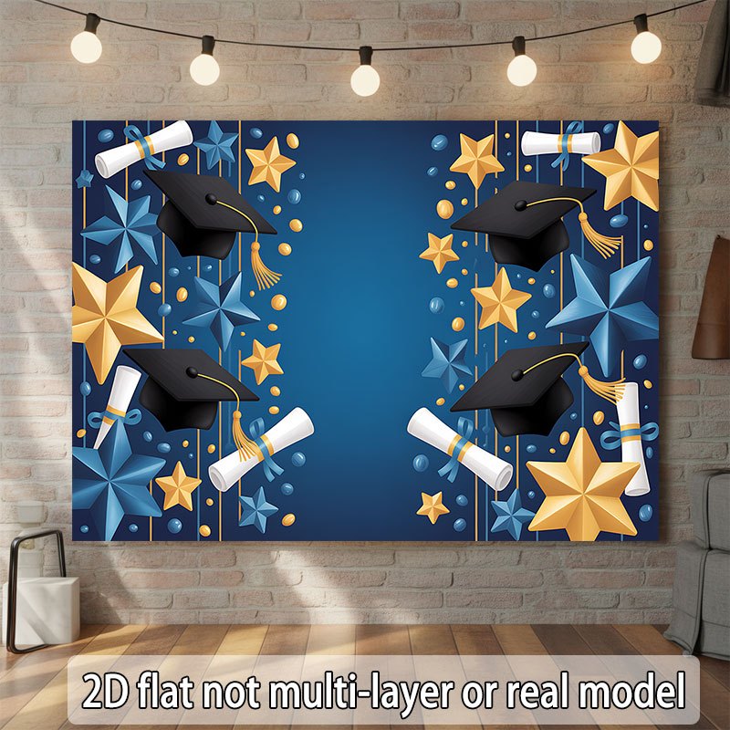 One 2D flat banner, with a gra - Star Flat Back recensione e prezzo