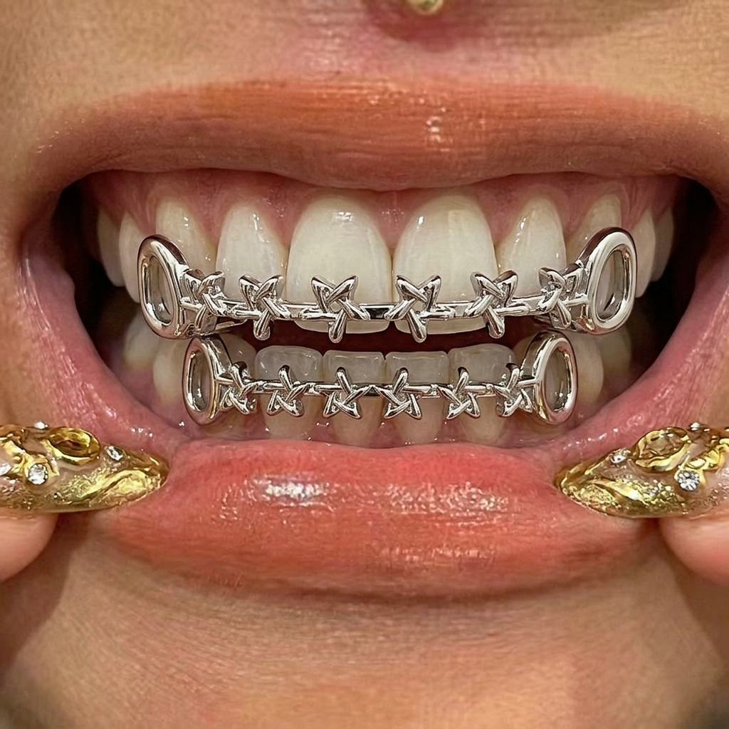 Christmas Star-Shaped Teeth Br - Body Jewelry Unique recensione e prezzo