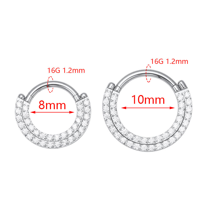 ASTM F136 Titanium Clicker Sep - Septum Clicker Ring recensione e prezzo