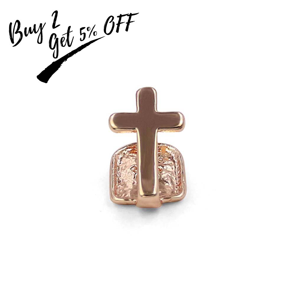 TOPGRILLZ Single Cross Teeth G - Yellow Body Jewelry recensione e prezzo