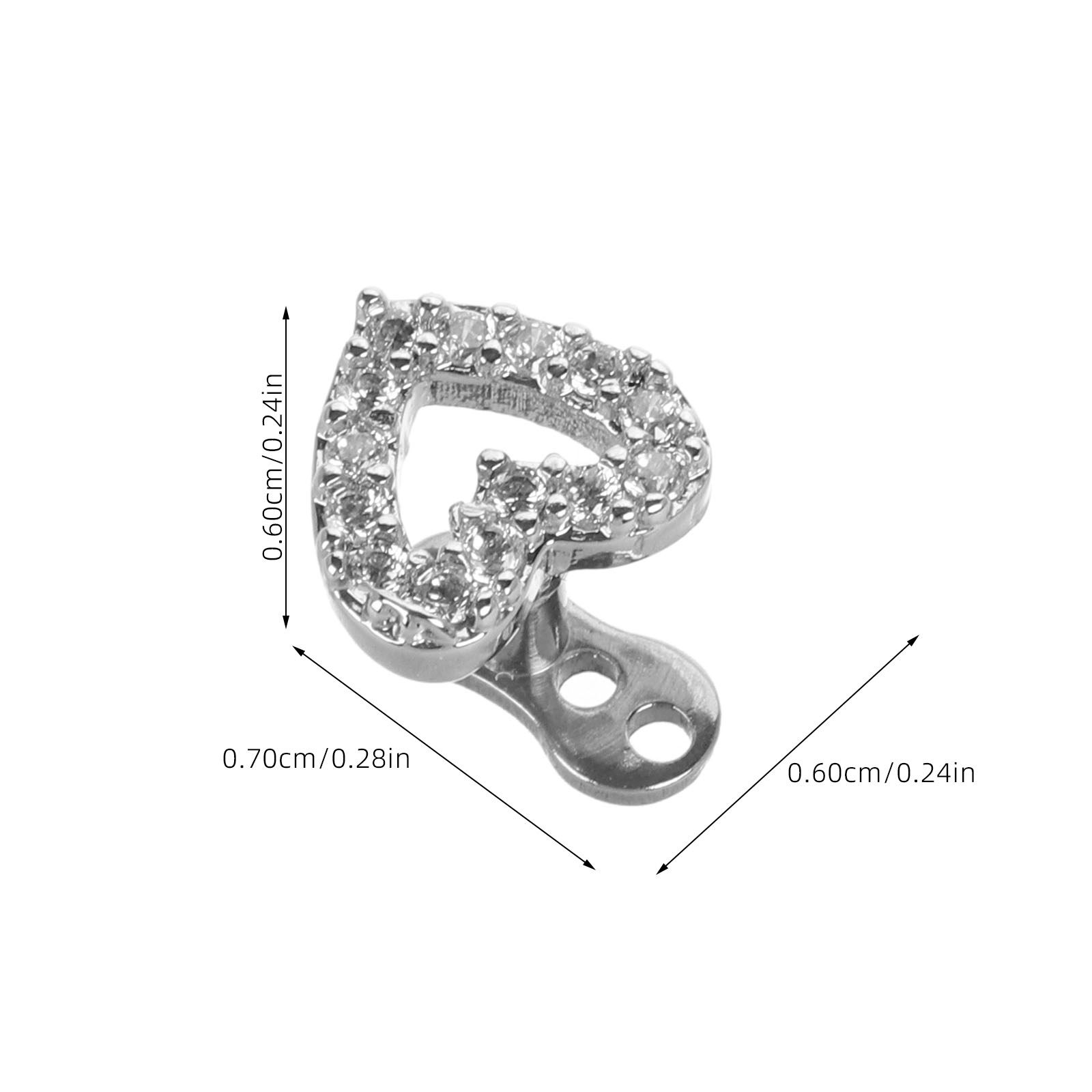 Heart Shaped Titanium Dermal P - Dermal Anchor Top recensione e prezzo
