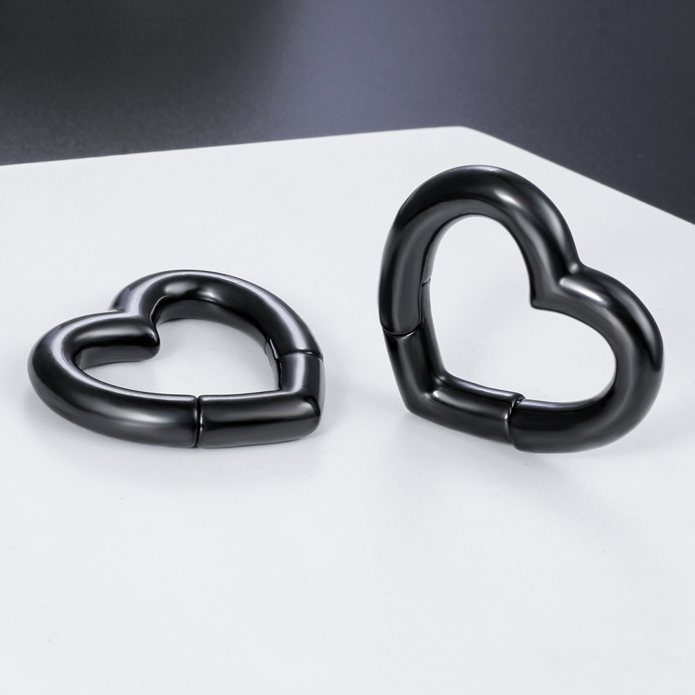Twolobes 2PCS Heart 316 Stainl - Body Jewelry Hangers recensione e prezzo