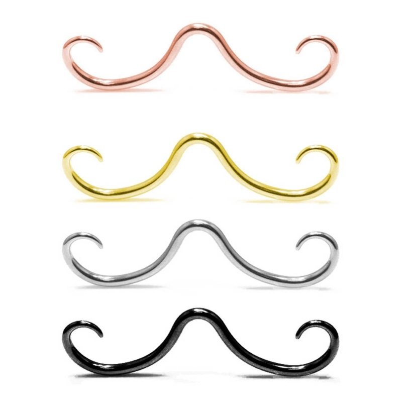 Stainless Steel Septum Mustach - Body Jewelry Hangers recensione e prezzo