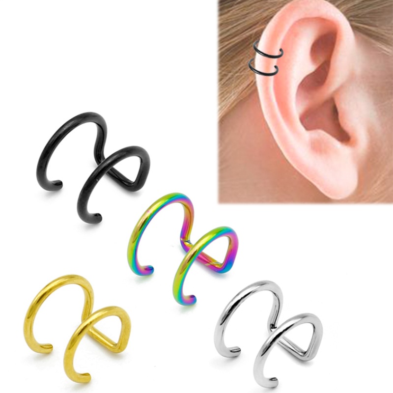 2Pcs 316L Stainless Steel Clip - Body Jewelry Ear Piercing recensione e prezzo