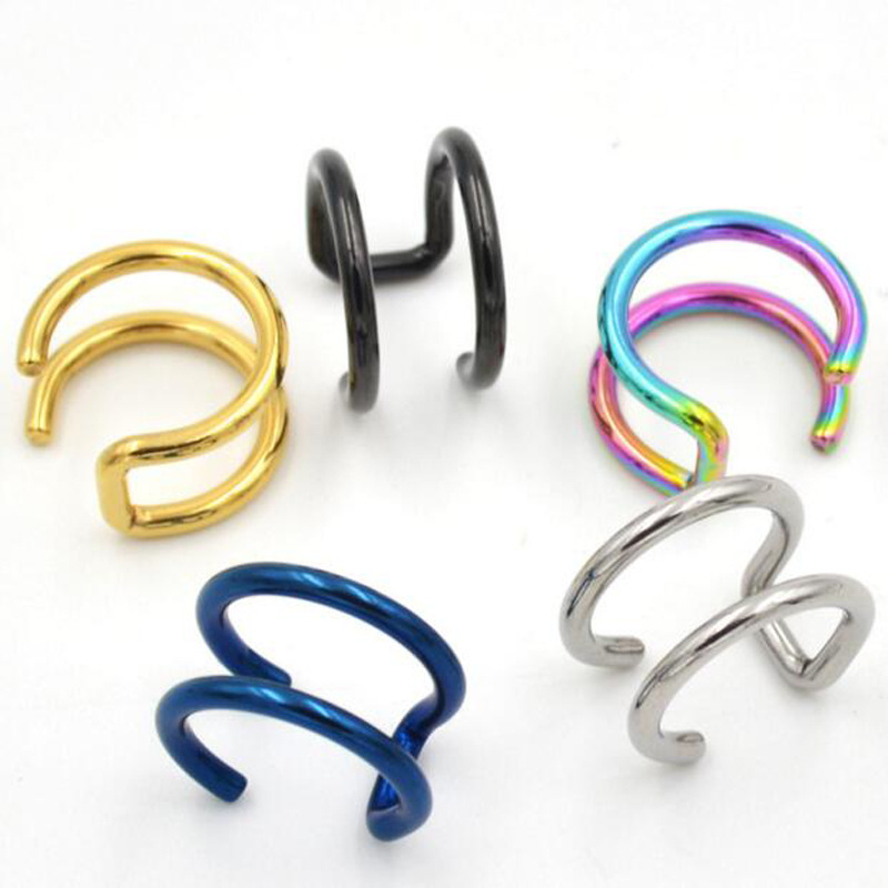 2Pcs 316L Stainless Steel Clip - Body Jewelry Ear Piercing recensione e prezzo