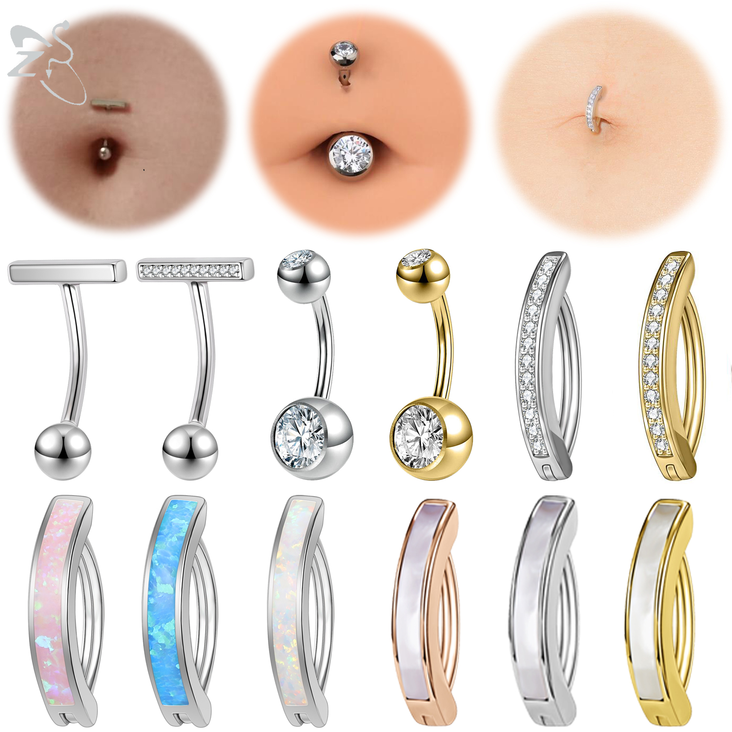 ZS 1 PC 925 Sterling Silver Na - Septum Clicker Ring recensione e prezzo