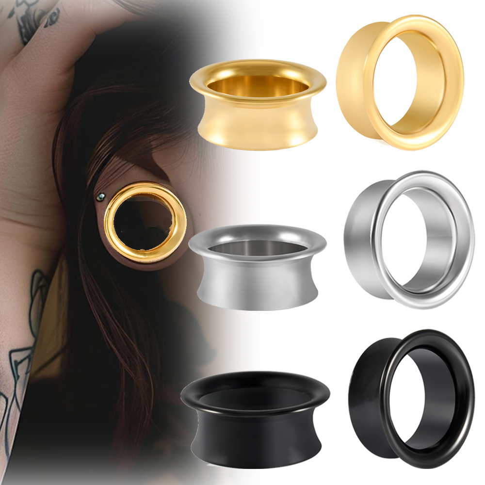 Stainless Steel Gold Black Sil - Body Jewelry Threadless recensione e prezzo