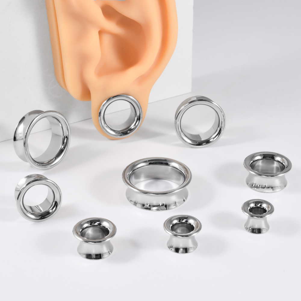 Stainless Steel Gold Black Sil - Body Jewelry Threadless recensione e prezzo