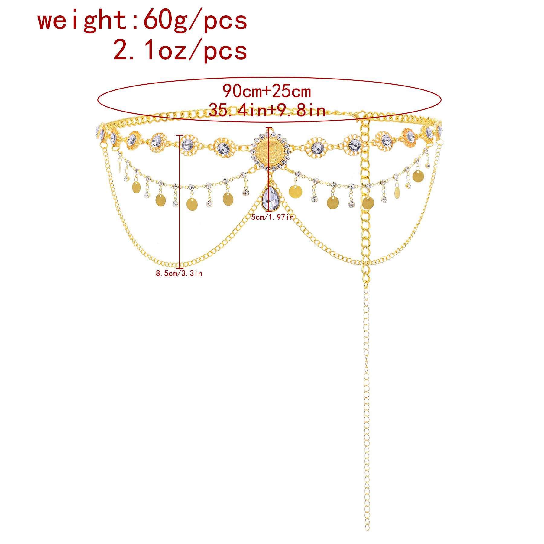 Indian-Style Diamond-Encrusted - Body Jewelry Indian recensione e prezzo