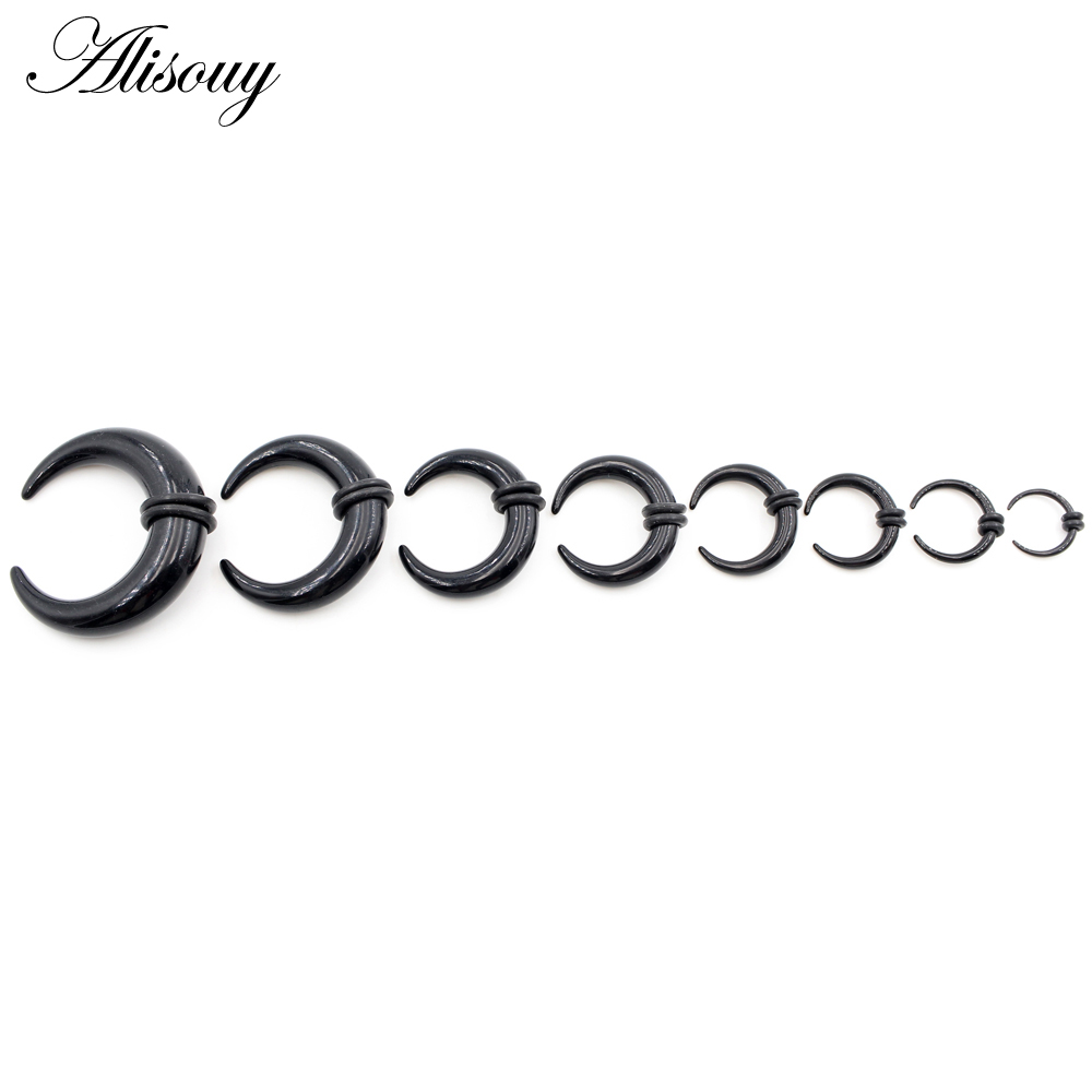 2pcs Acrylic C Sahpe Buffalo H - Septum Clicker Ring recensione e prezzo
