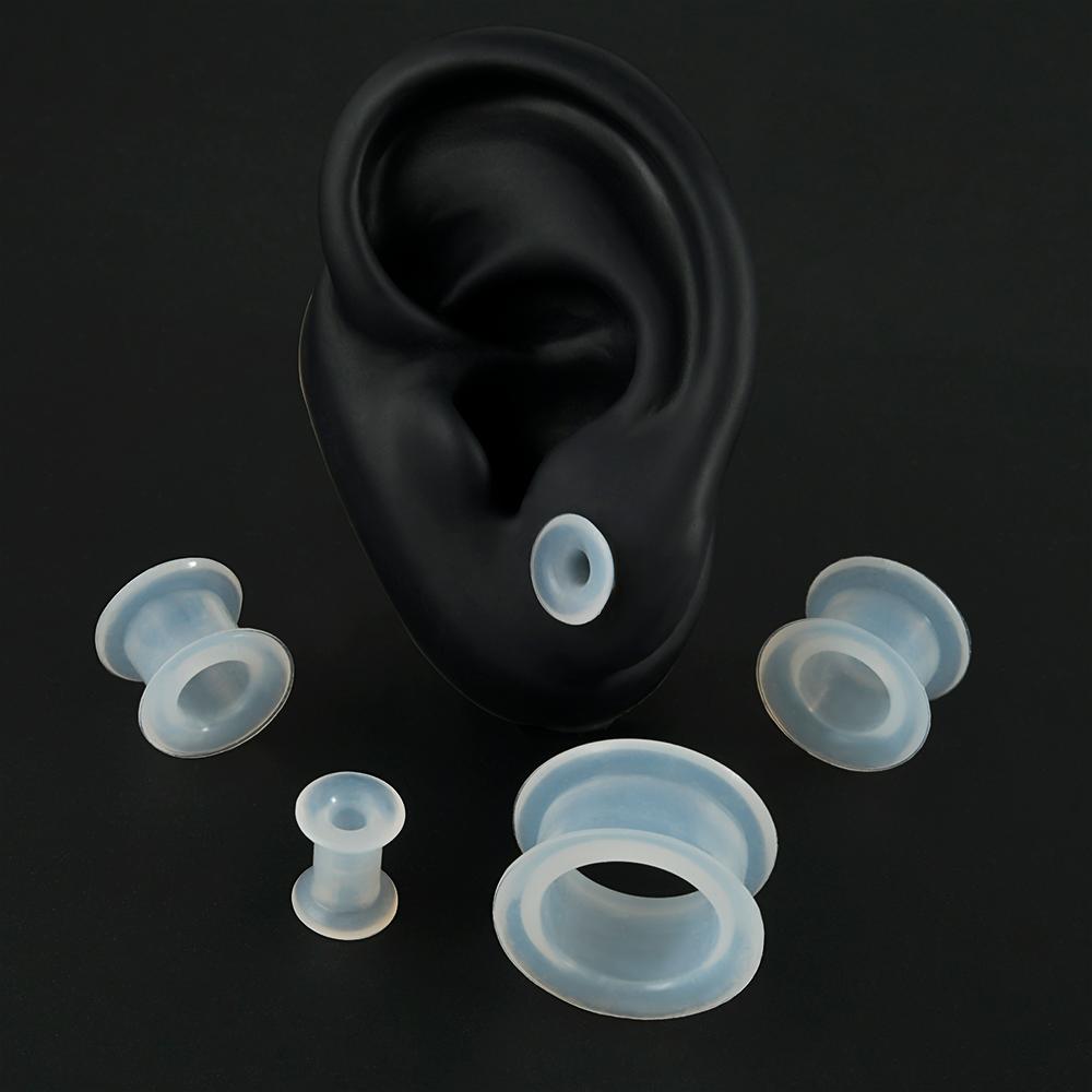 PAIR-Clear Ear Gauges Large Si - Body Jewelry Gauge Sizes recensione e prezzo