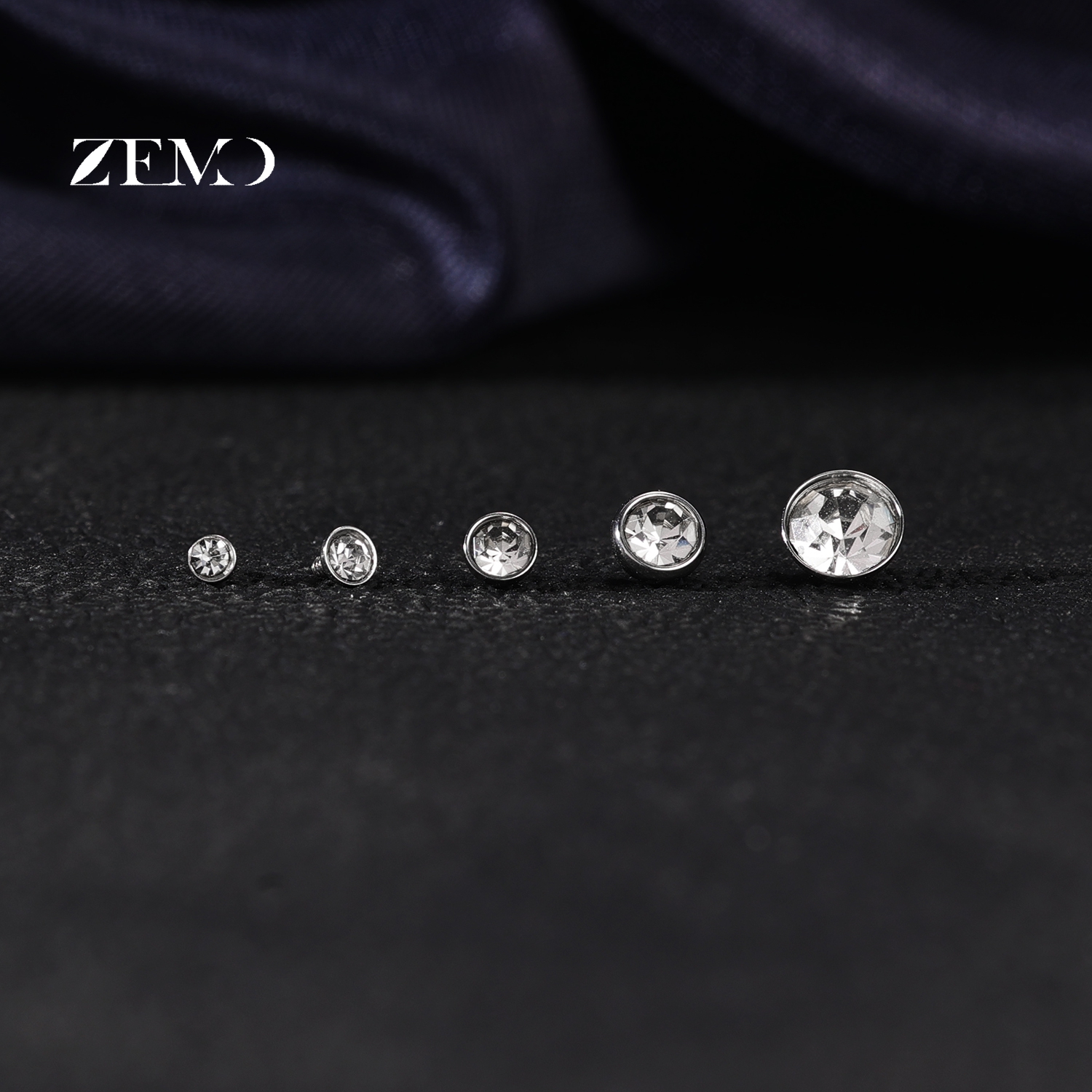 ZEMO 1-2pcs/lot Stainless Stee - Dermal Anchor Top recensione e prezzo