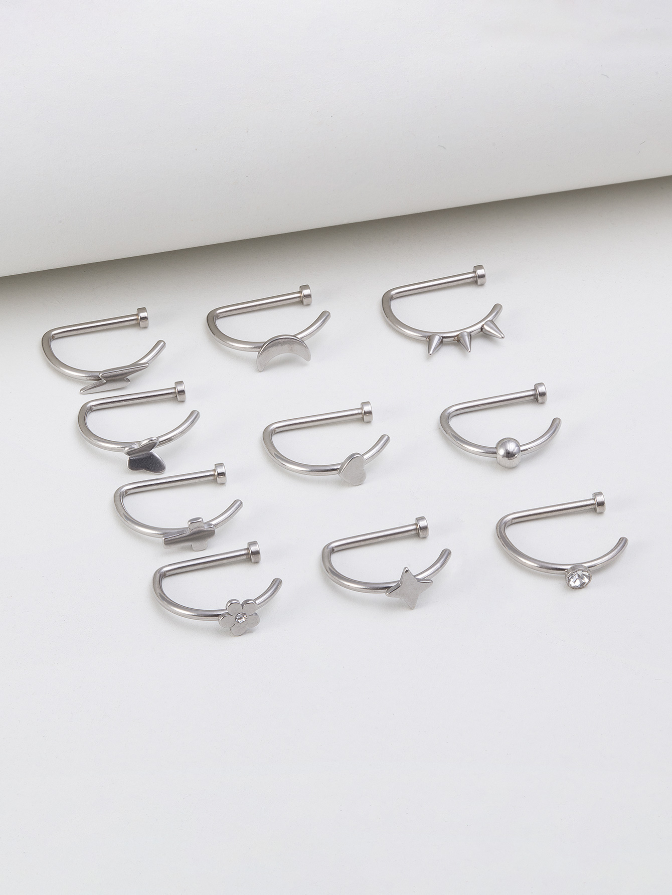 1pc Weld Rivet Butterfly D Sha - Septum Clicker Ring recensione e prezzo