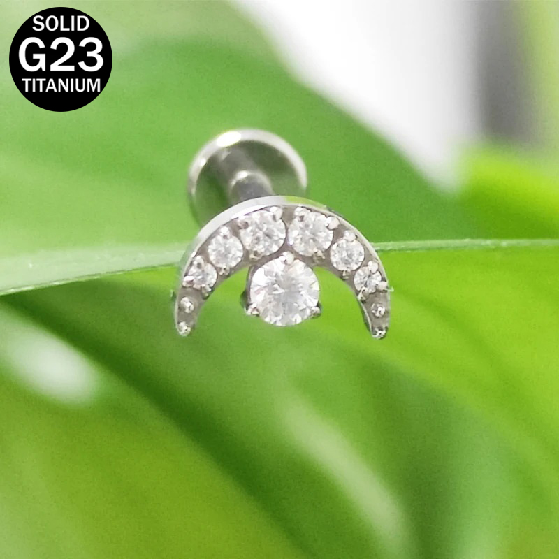 G23 Titanium Crescent-Moon-des - Dermal Anchor Top recensione e prezzo