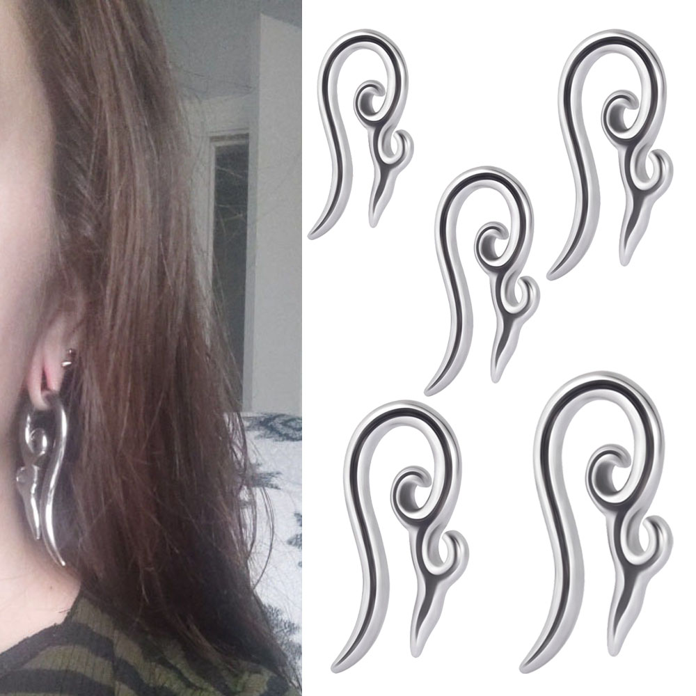 PAIR Surgical Steel Heavy Ear  - Body Jewelry Gauge Sizes recensione e prezzo