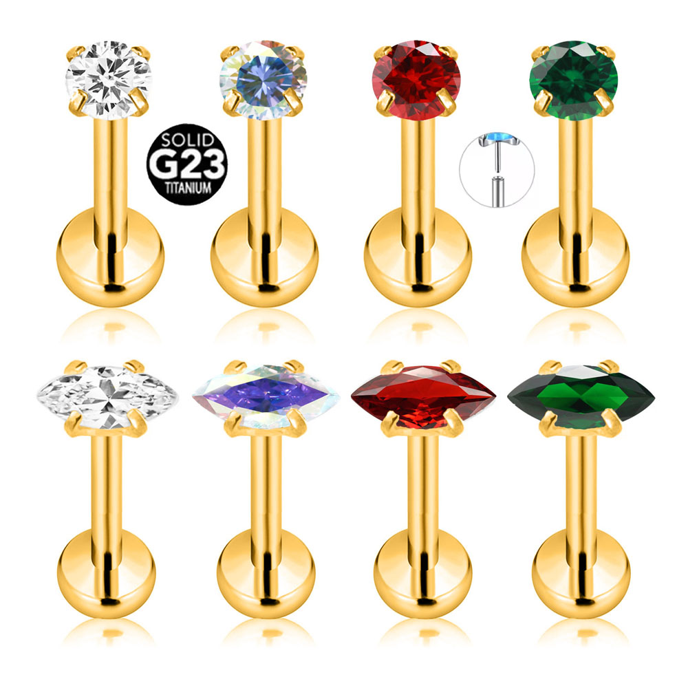ASTM F136 G23 Titanium Marquis - Body Jewelry Threadless recensione e prezzo