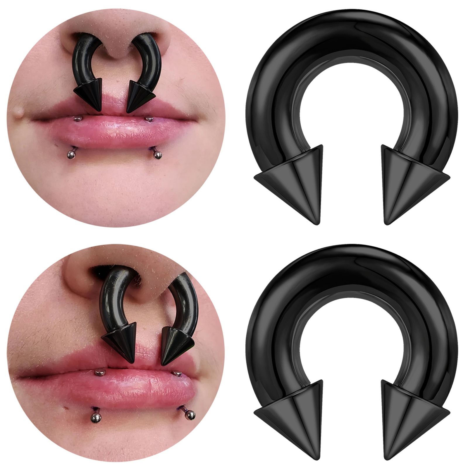 1 Pcs Large Size Surgical Stee - Body Jewelry Gauge Sizes recensione e prezzo