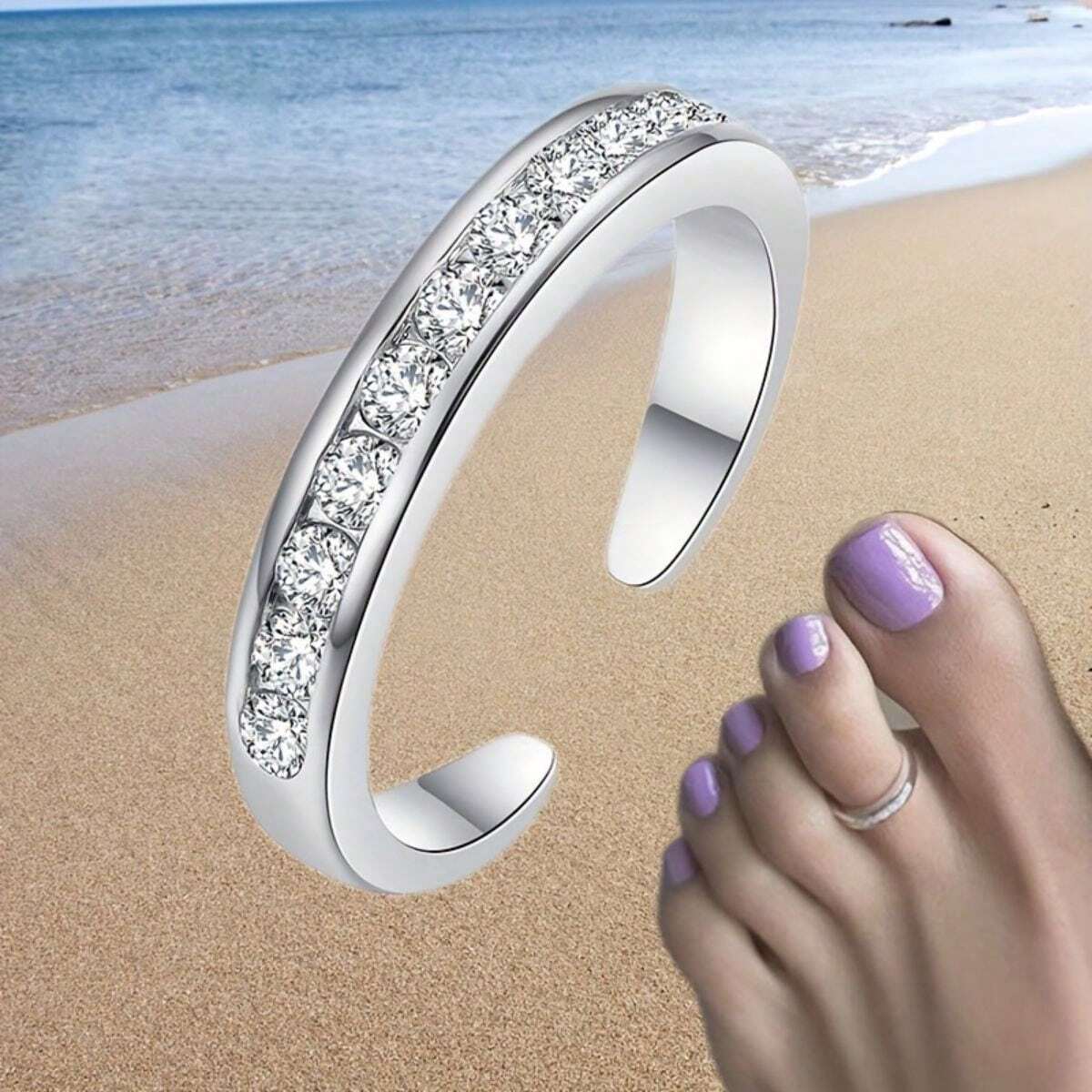 Stainless Foot Ring Summer Bea - Body Jewelry Rings recensione e prezzo