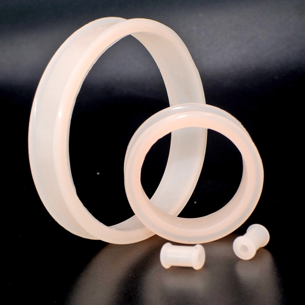 Pair Large Size Skin Color Fle - Body Jewelry Gauge Sizes recensione e prezzo