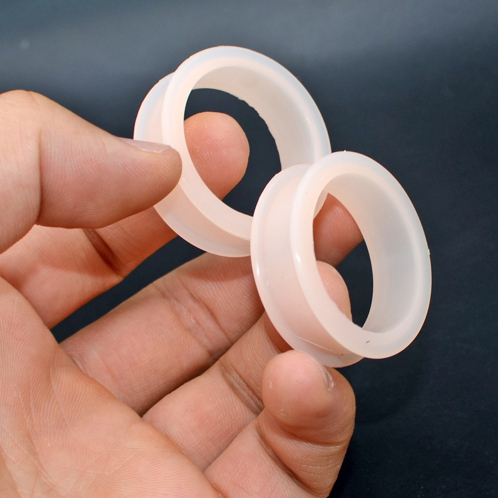 Pair Large Size Skin Color Fle - Body Jewelry Gauge Sizes recensione e prezzo