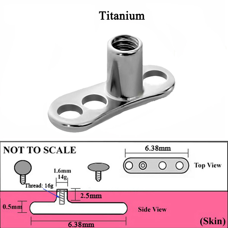 1Peice G23 Titanium Dermal Anc - Dermal Anchor Top recensione e prezzo