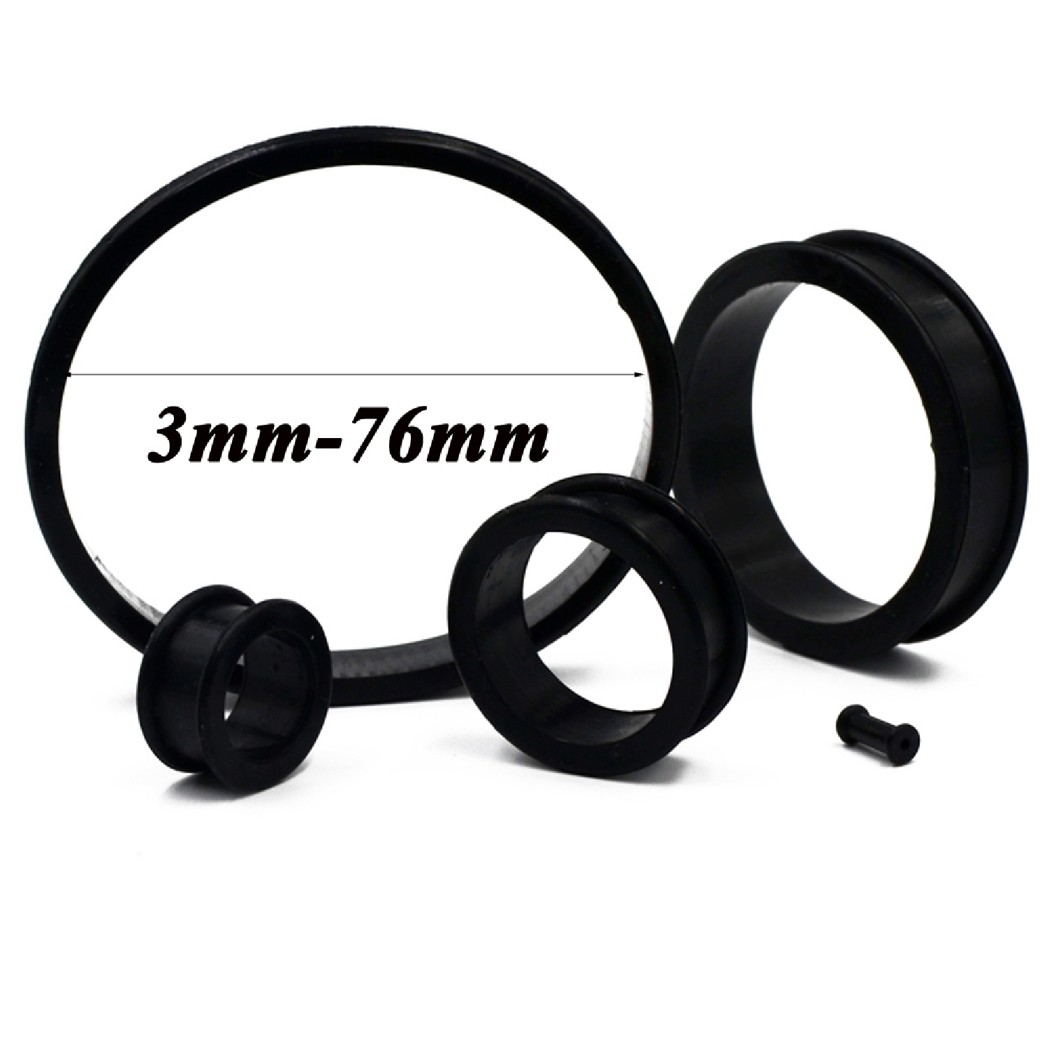 2pcs Supersize Flexible Silico - Septum Clicker Ring recensione e prezzo