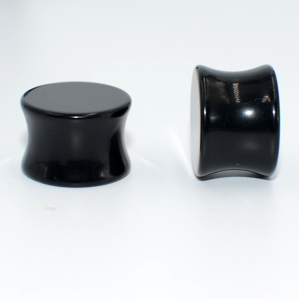 2Pair Acrylic Ear plugs White& - Body Jewelry Gauge Sizes recensione e prezzo
