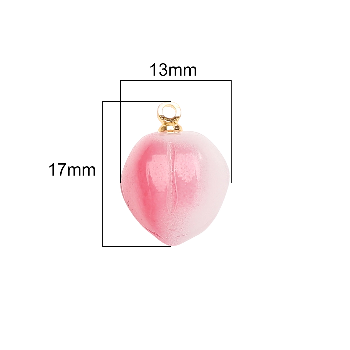 13X17mm 5pcs/Bag Glass Pendant - Body Jewelry Unique recensione e prezzo