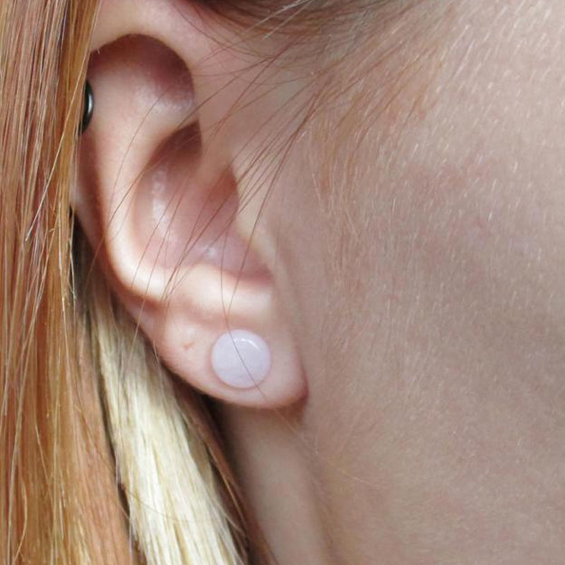 2Pc Pink Quartz Organic Stone  - Body Jewelry Gauge Sizes recensione e prezzo