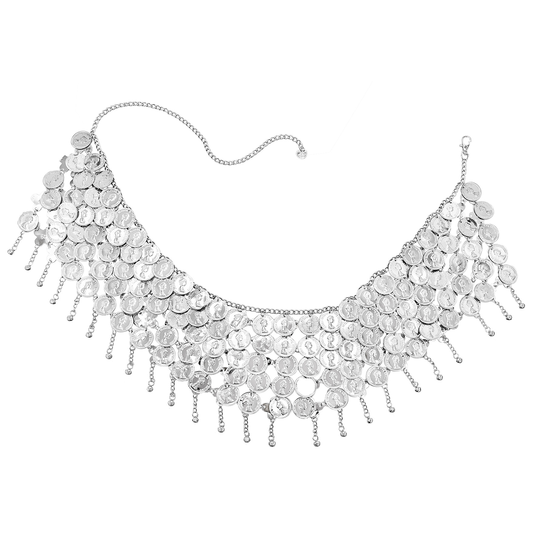 Silvery Bells Long Tassel Coin - Body Jewelry Indian recensione e prezzo