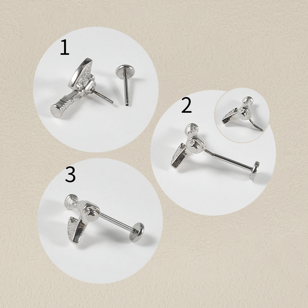 1Pair Push-in Threadless Helix - Body Jewelry Threadless recensione e prezzo
