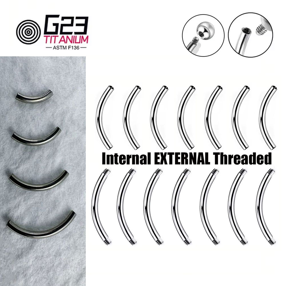 Wholesale 5/10/50pcs G23 Titan - Body Jewelry Internally Threaded recensione e prezzo