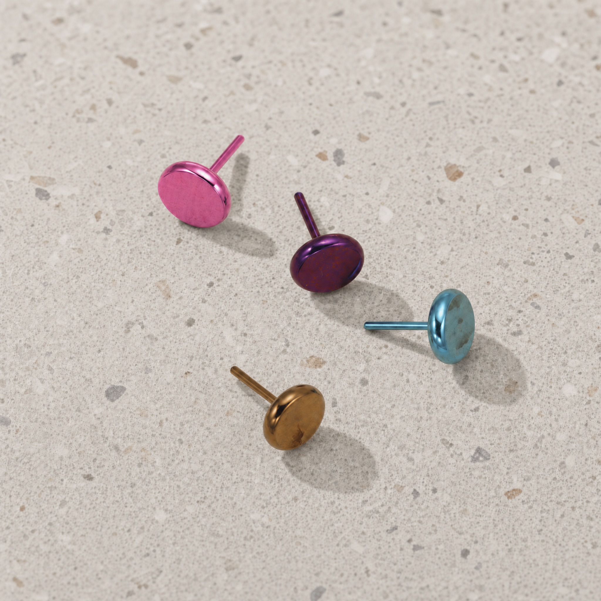 10pcs ASTM F136 Titanium Push  - Body Jewelry Threadless recensione e prezzo
