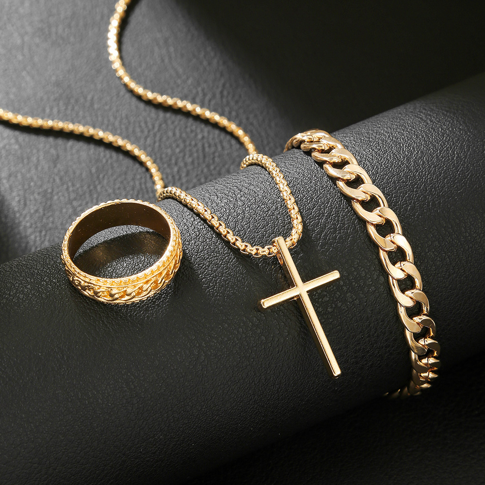 New cross jewelry chain ring b - Body Jewelry Rings recensione e prezzo