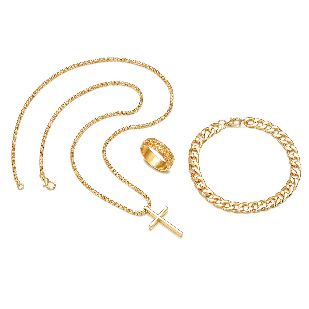 New cross jewelry chain ring b - Body Jewelry Rings recensione e prezzo