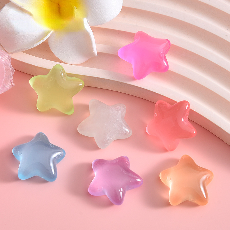 10pcs Fluorescent Five-pointed - Star Flat Back recensione e prezzo