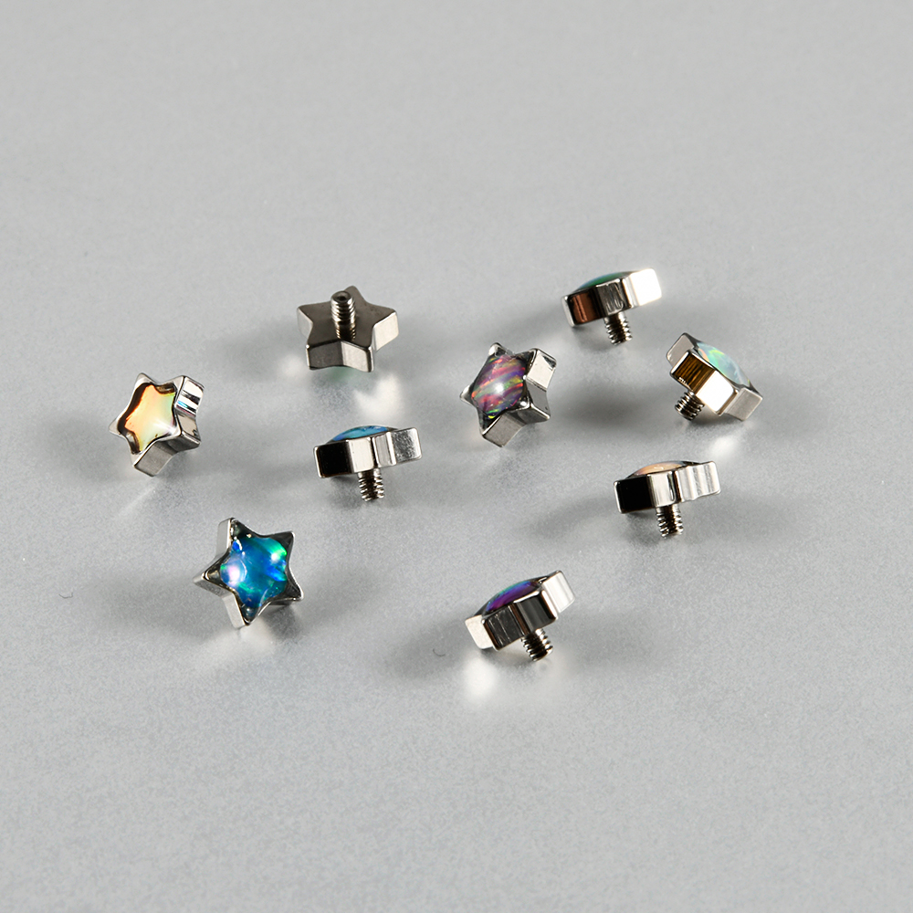 1PC Titanium Prong Flash Film  - Dermal Anchor Top recensione e prezzo