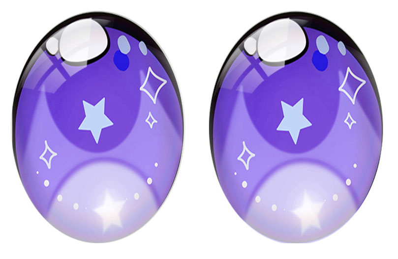 5pairs/lot Oval Cute Cartoon D - Star Flat Back recensione e prezzo