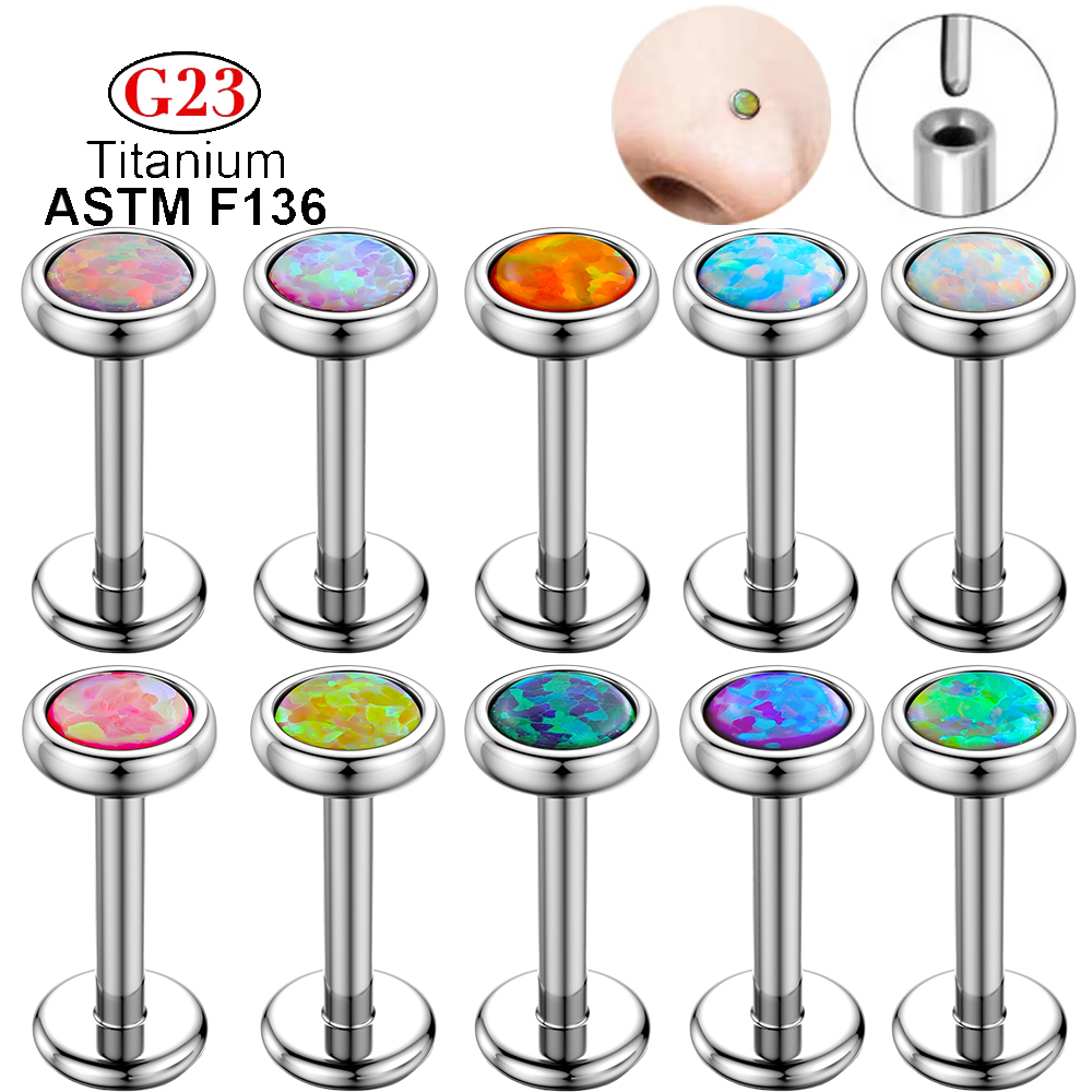 1pcs G23 Titanium Nose Labret  - Body Jewelry Threadless recensione e prezzo