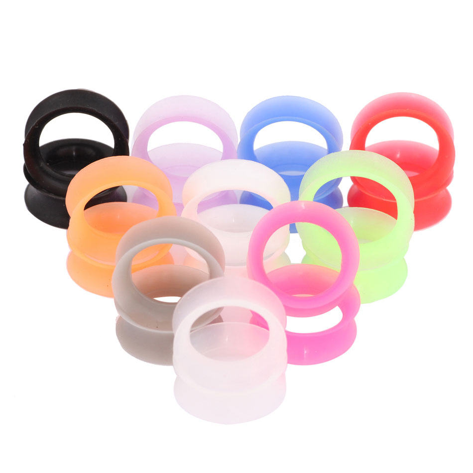 1Pair Silicone Plugs and Tunne - Body Jewelry Gauge Sizes recensione e prezzo