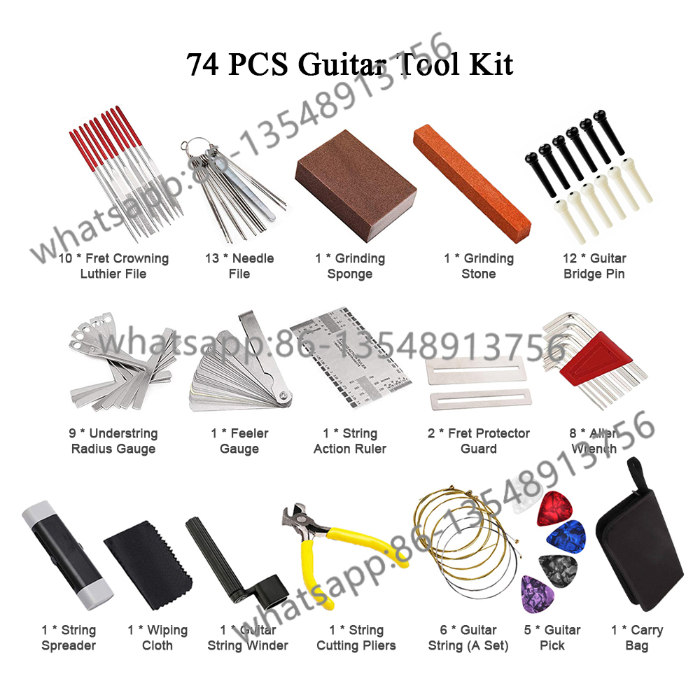 72-piece guitar kit, repair an - Body Jewelry Repair recensione e prezzo