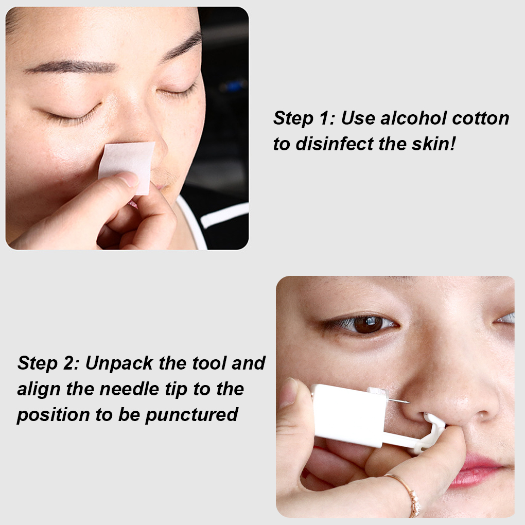 Piercing Tool Nose Ear Manual  - Body Jewelry Ear Piercing recensione e prezzo