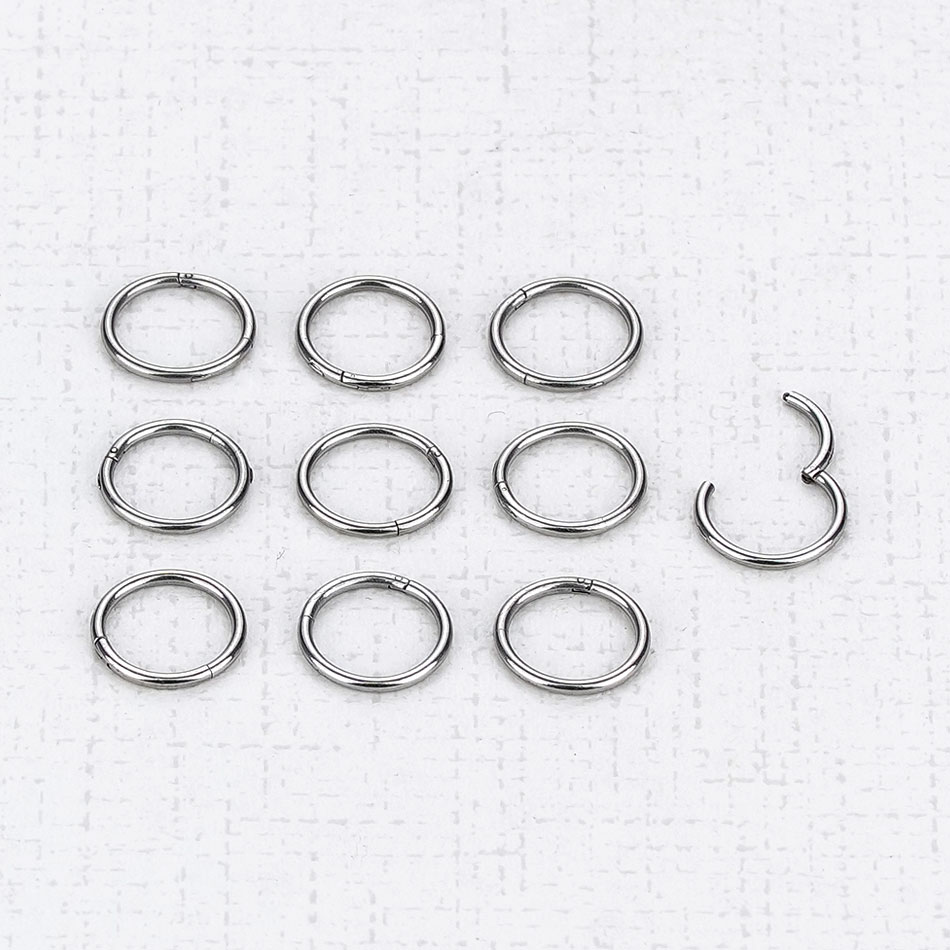 1PC G23 Titanium Hinged Segmen - Septum Clicker Ring recensione e prezzo
