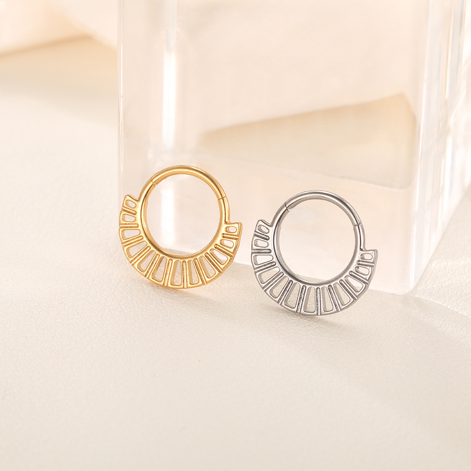 1PC 16G Septum Nose Hoop Ring  - Septum Clicker Ring recensione e prezzo