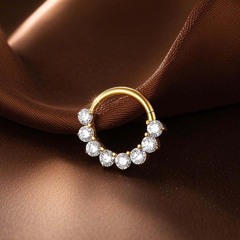 1PC 16G Septum Nose Hoop Ring  - Septum Clicker Ring recensione e prezzo