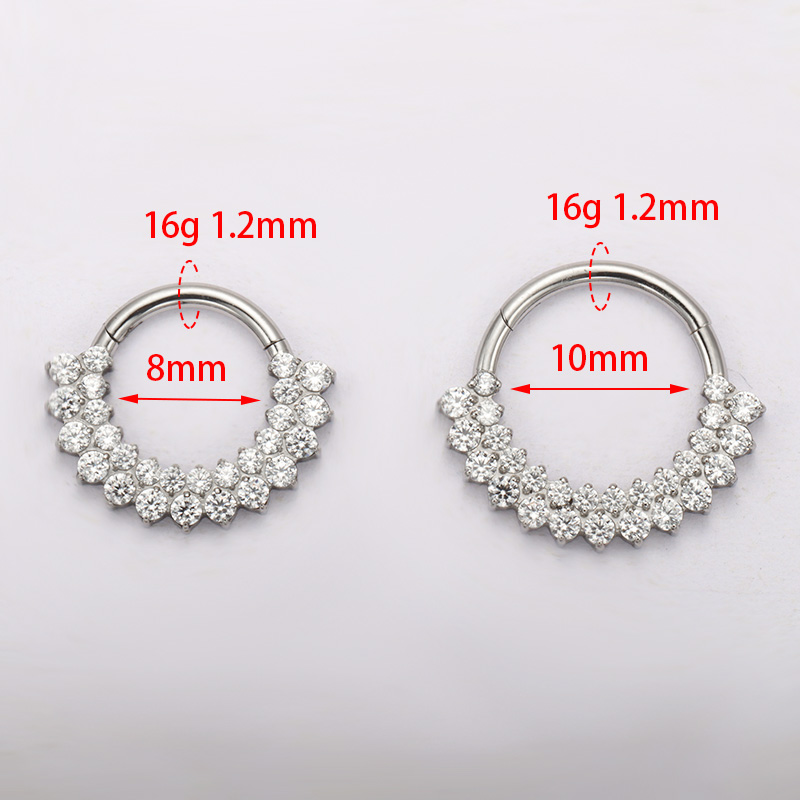 ASTM F136 Titanium Clicker Sep - Septum Clicker Ring recensione e prezzo
