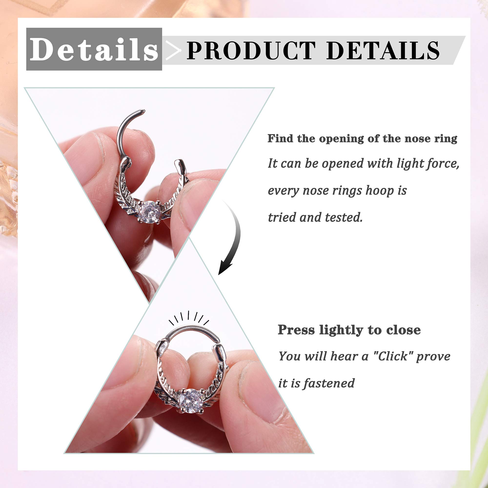 Drperfect 16G Septum Clicker R - Septum Clicker Ring recensione e prezzo