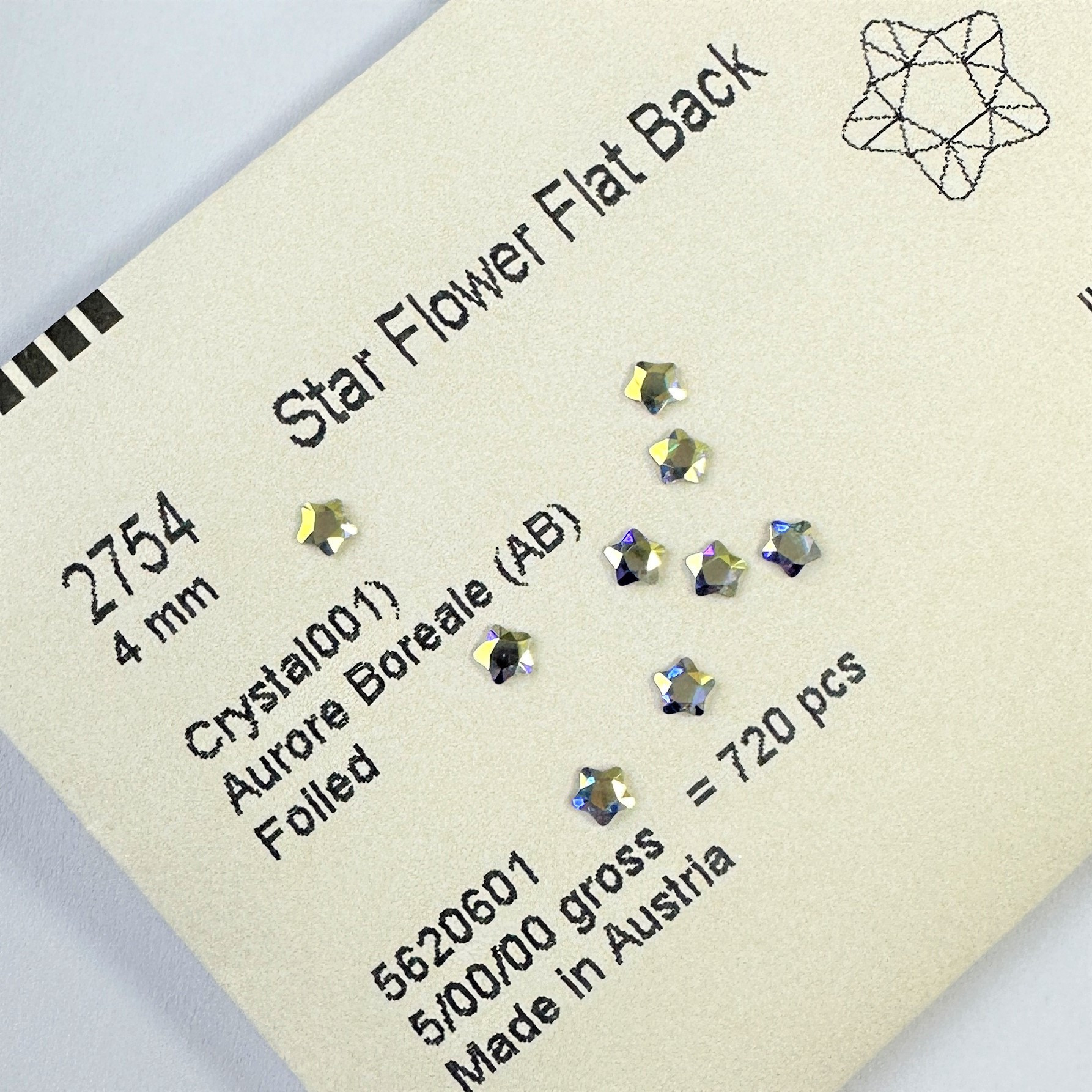 Genuine 2754 Star Flower Flat  - Star Flat Back recensione e prezzo